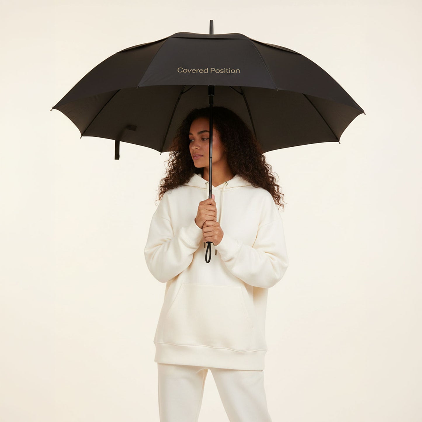 Covered Position golf umbrella