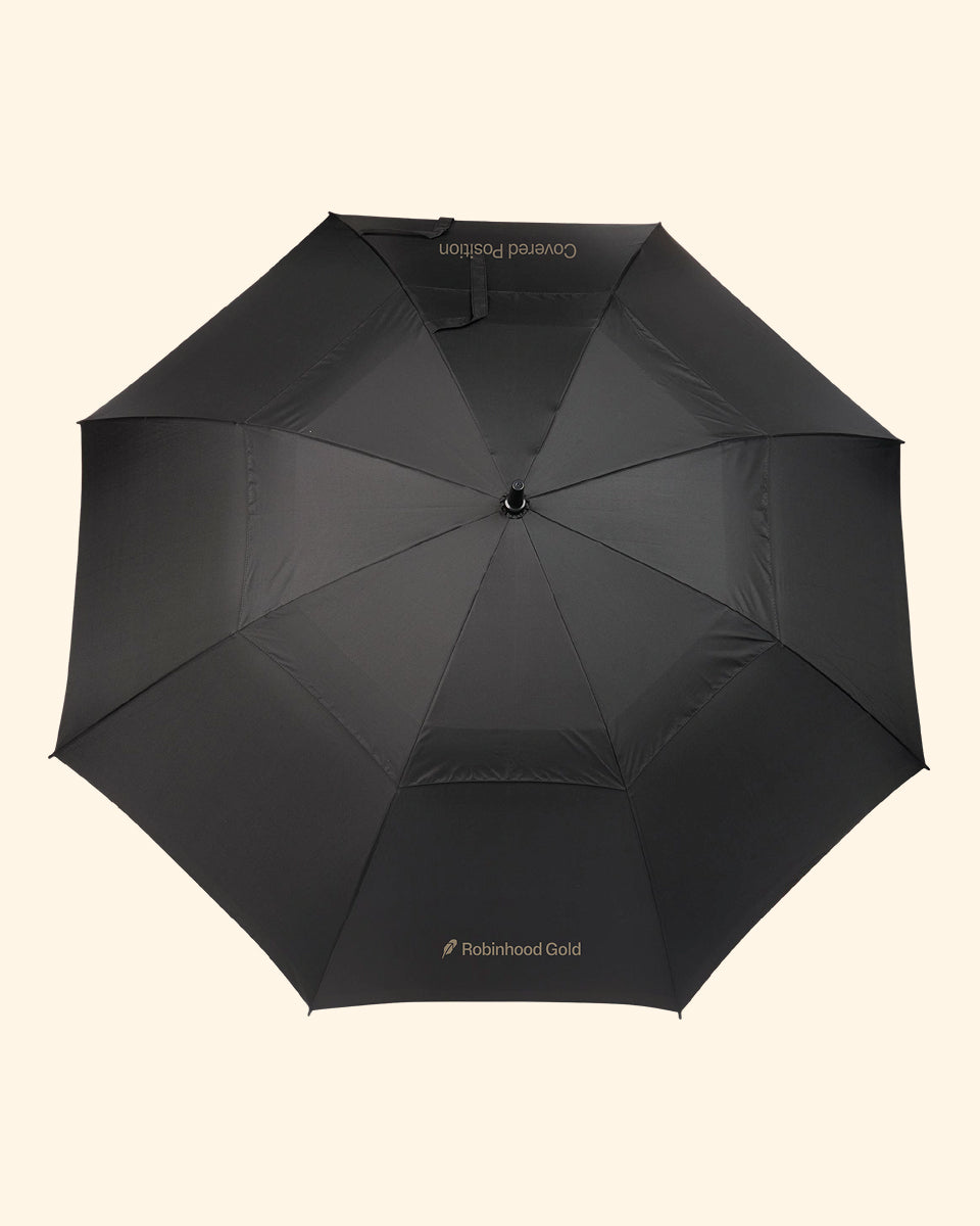 Covered Position golf umbrella